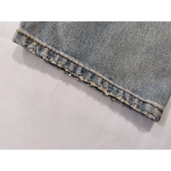 NEW Levi's Strauss 550 '92 MEN 36x30 Relaxed Taper Light Blue Paint Stained - Picture 9 of 10